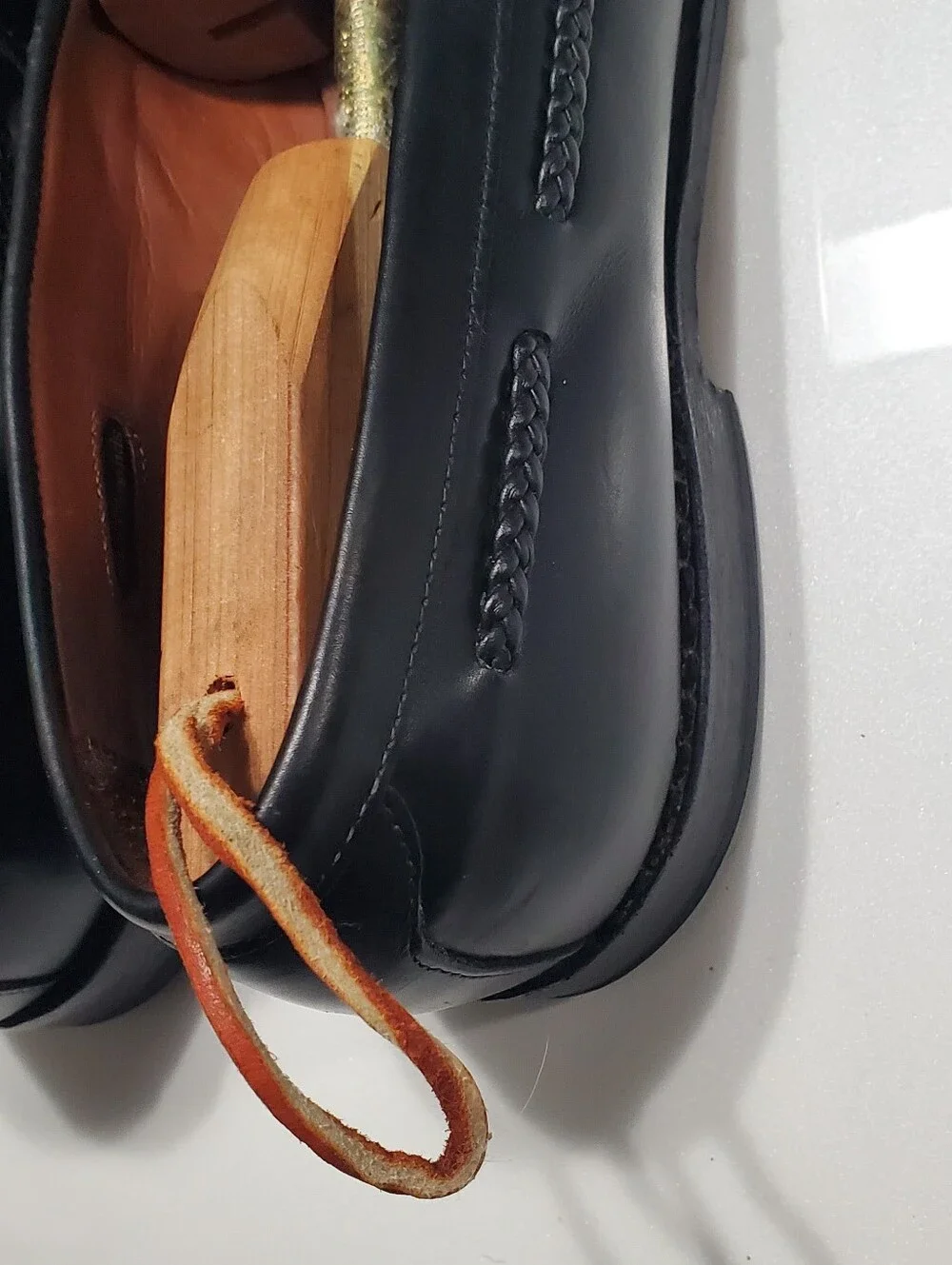Allen Edmonds Cody Black Leather Tassel Loafer Dress Shoe Men Size 11 D USA
